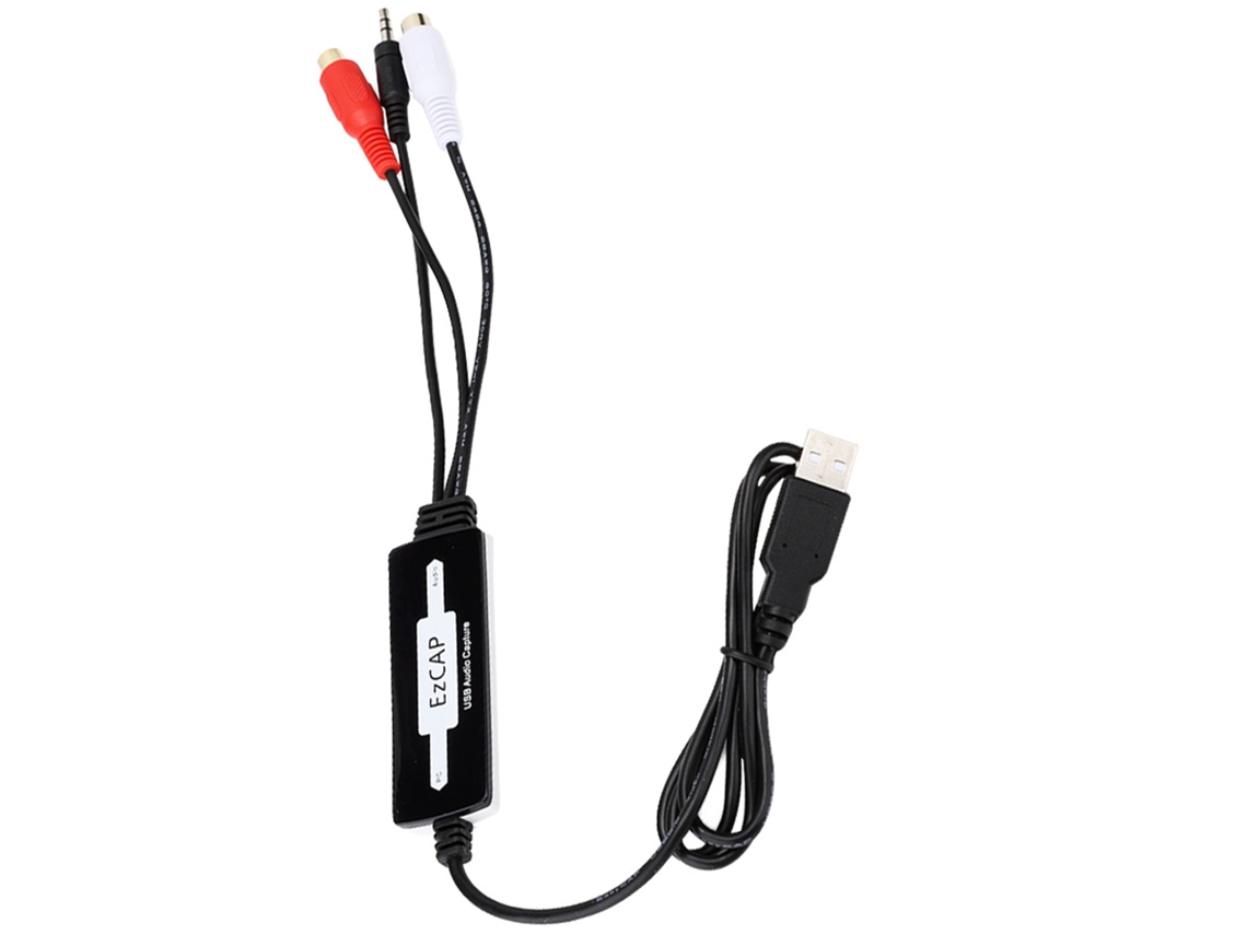 Yncm-placa De Captura De Áudio Usb Com Aquisição Estéreo 3.5mm