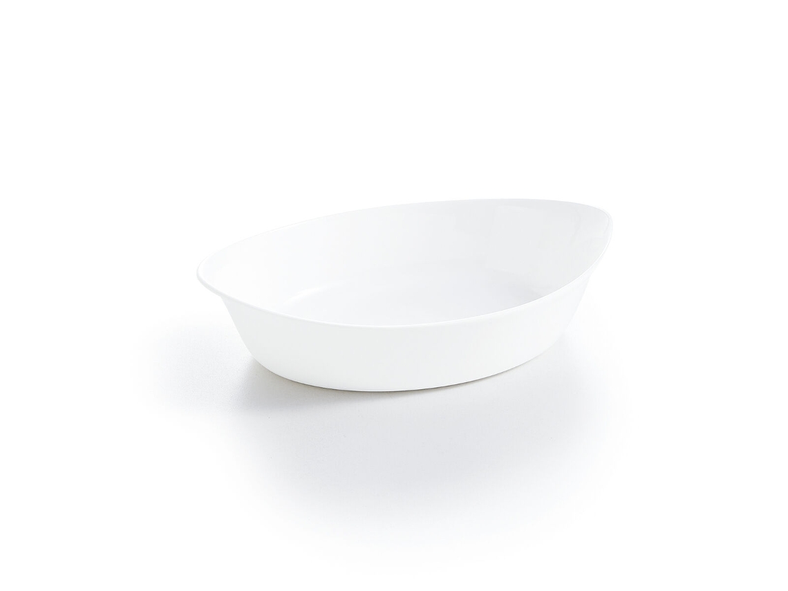 Fuente Para Horno Luminarc Smart Cuisine Ovalada Blanco Vidrio (25 X 15 Cm)