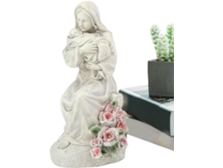 Estatua decorativa de madre e hijo con figura de iluminación, luz LED para oficina para el Acci Gracias