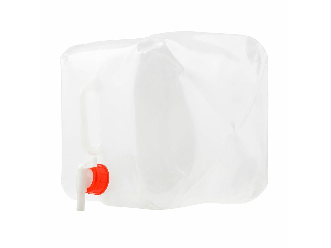 Juego de contenedores de agua blanca 10 L 23 x 23 x 25 cm plegables