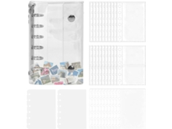 Carpeta organizadora para pegatinas, tapas transparentes para álbumes y archivadores, carpeta con doble cierre, para Vayotoy