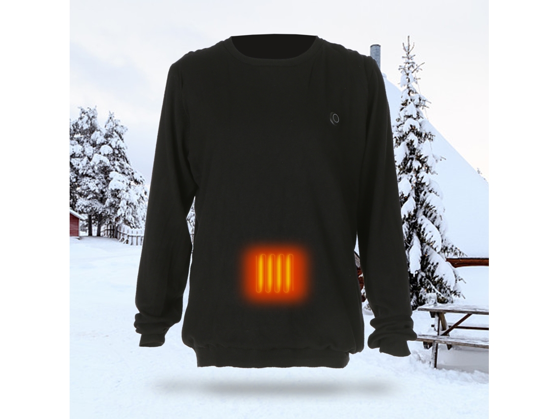 Traje Calefactor Eléctrico Lavable De Manga Larga Con Carga Usb, 3 Niveles De Temperatura, Unisex, Para Invierno.