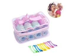 Juego De Rulos Para El Cabello Con Agarre Automático, Con Bigotes (s/m/l)