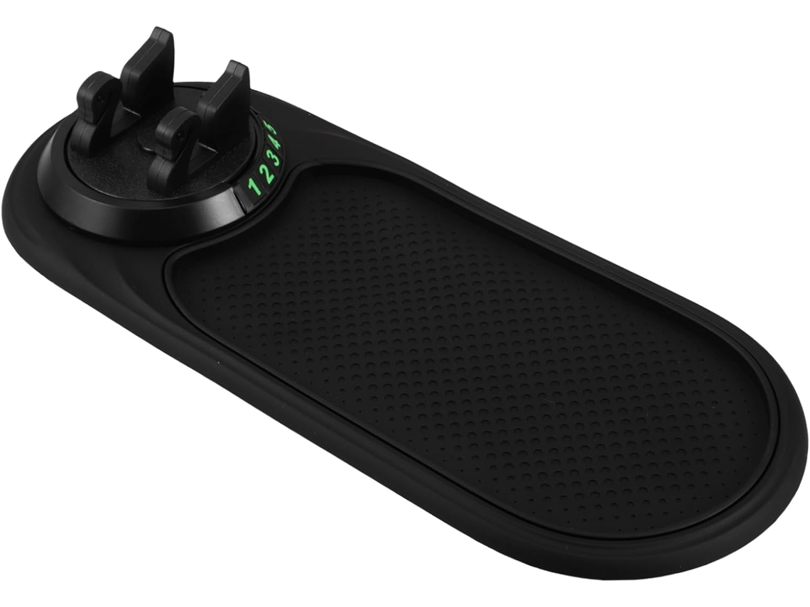Tapete Universal Antiderrapante Para Suporte De Celular No Carro