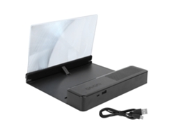 Lupa De Pantalla Para Móvil 10 Pulgadas Con Altavoz Inalámbrico Bluetooth Y Soporte Negro