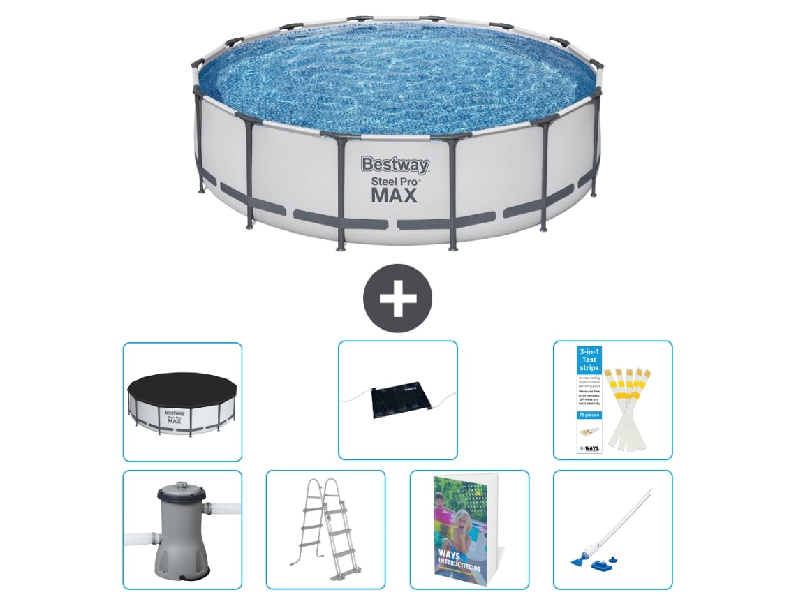 Bestway Piscina Bestway Steel Pro Max Redonda - 427x122 Cm - 8-peças S600