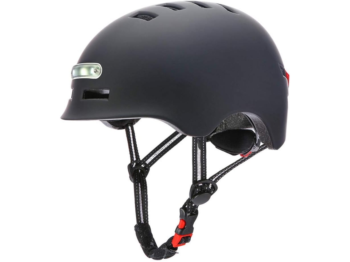 Casco De Bicicleta Infantil Con Faros Led Y Luces De Advertencia Traseras - Resistente
