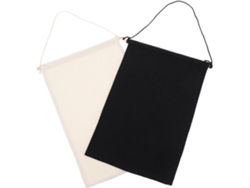 Organizador de insignias para pancartas de algodón negro, pared práctica, proyectos de bricolaje, decoración, alfileres de lienzo GOKOCO
