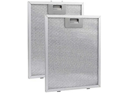 2pcs Filtros De Campana Extractora De Metal Malla 260x320x9mm Para Campanas Cocina Como Se Muestra
