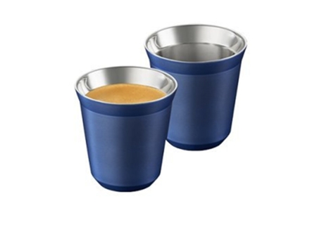 Taza XGF Espresso tazas de 80 ml, acero inoxidable Copas de café espresso, taza aislada tazas de café tazas de pared de doble pared lavavajillas se...