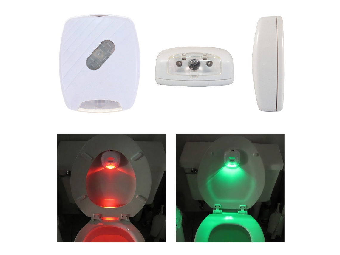 Luz Led KLACK para Water, Tapa de Inodoro con sensor de movimiento