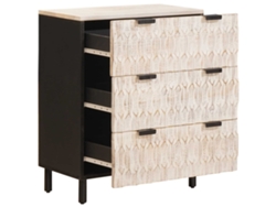 Maison Exclusive - Aparador 2 Pcs Acabado De Lavado 60 X 33 X 75 Cm
