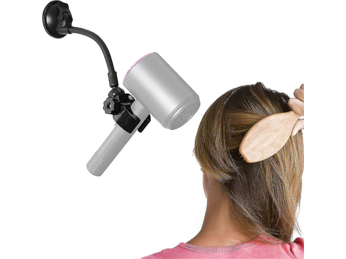 Soporte ajustable para secador de pelo, secador con rotación de 360 ​​grados, brazo orientable y ventosa, GOKOCO