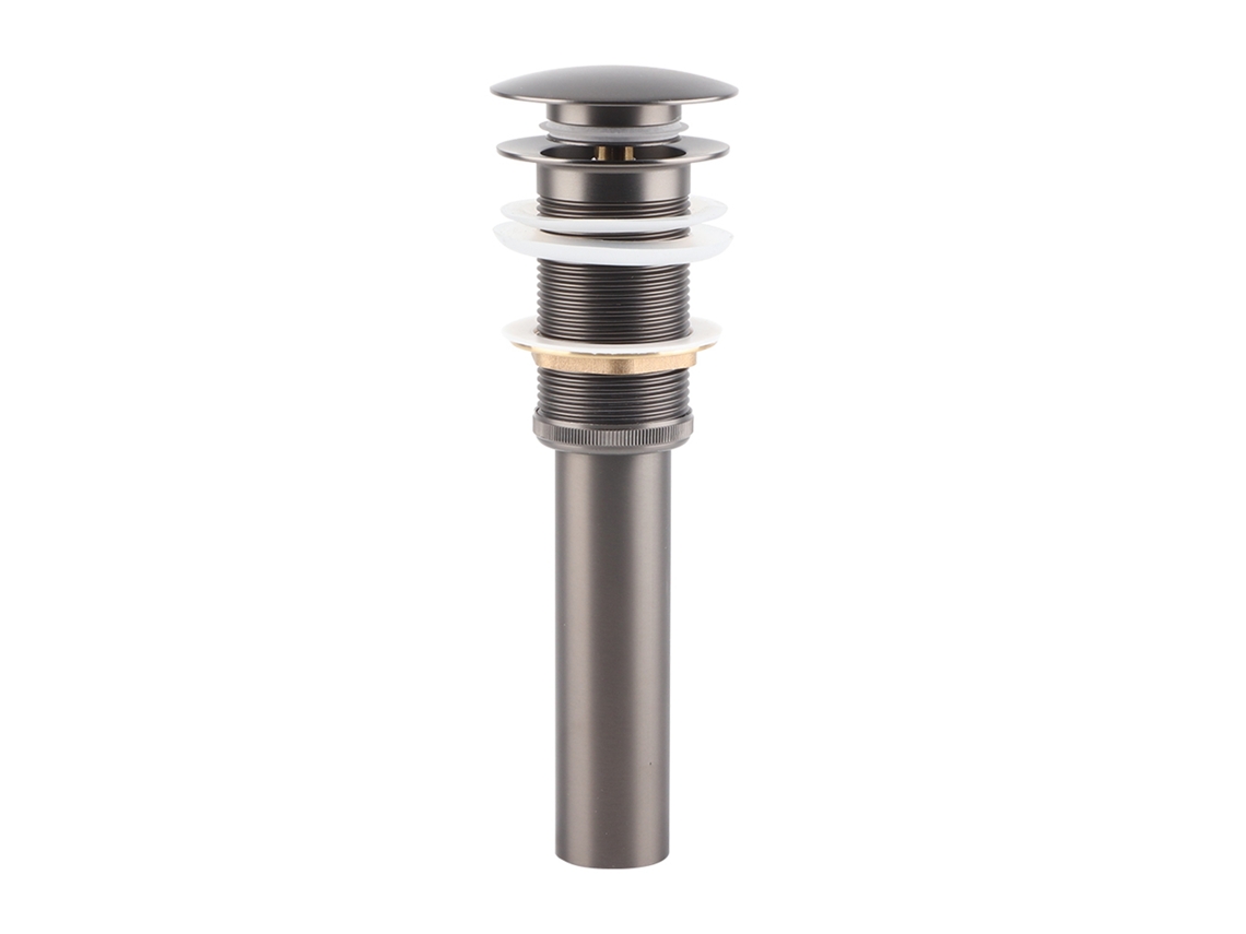 Desagüe emergente de cobre G1 1/4 para lavabo de baño sin rebosadero (orbe)