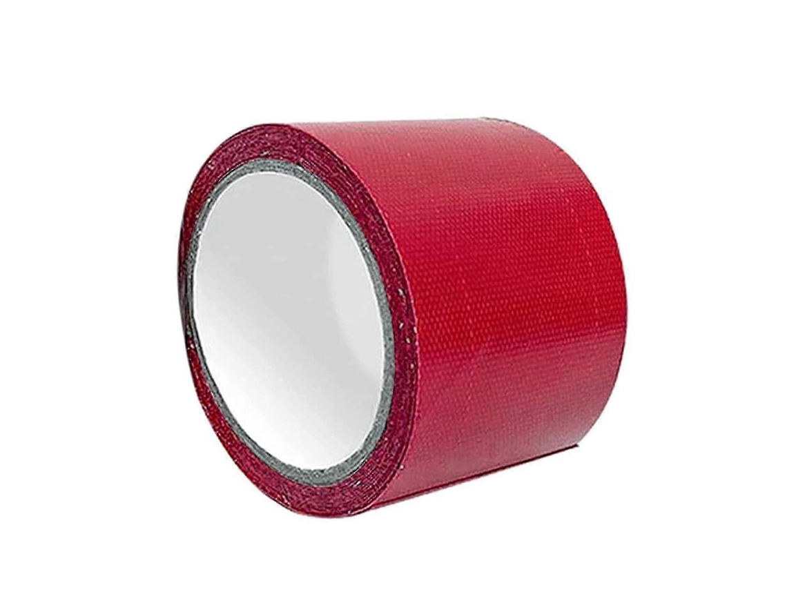 Cinta Reparadora Impermeable Universal 8x500cm Para Toldos, Carpas, Invernaderos Y Reparaciones Rv Resistente A Altas Y Bajas Temperaturas Rojo