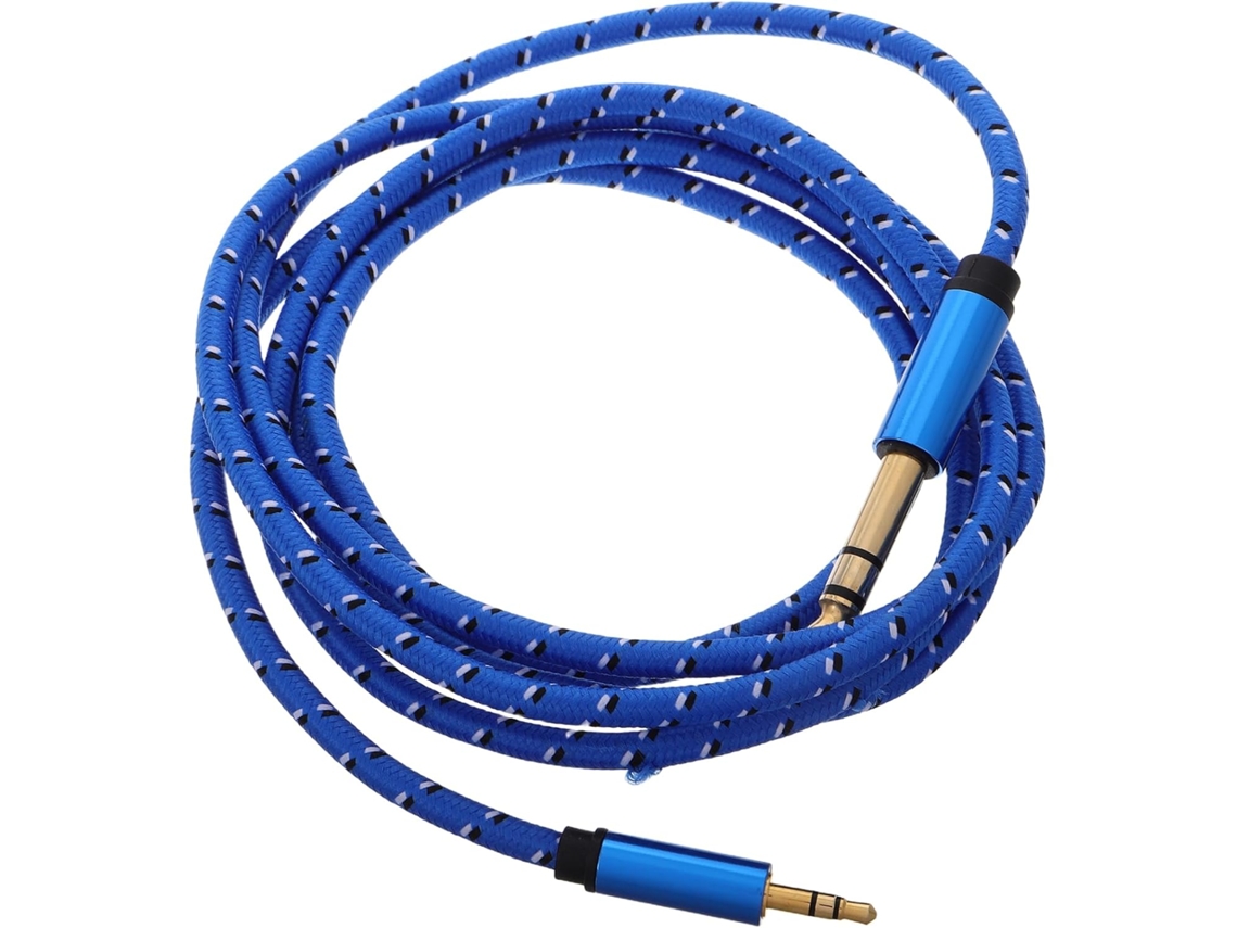 Cable de audio para guitarra eléctrica con conector macho a macho, cable estéreo para amplificador, Gokoco Key