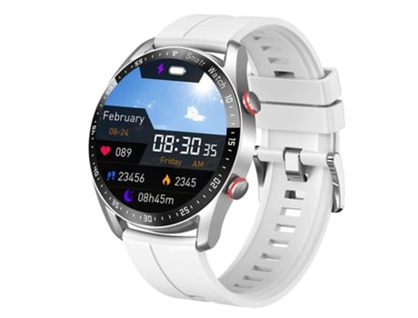 Smart Watch Bluetooth Llamada 1.3 Pulgadas Hombres/Mujeres Monitoreo De Salud - Plata CHRONUS
