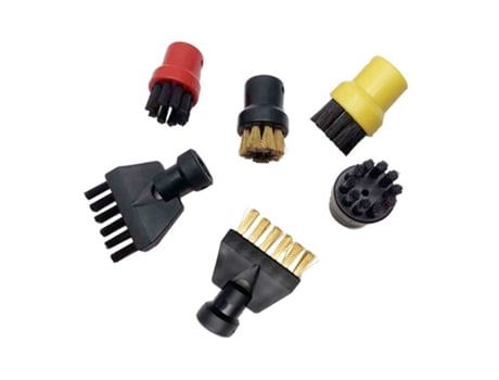 Kit de cepillo redondo para limpieza del hogar, cepillo plano para Karcher Sg-42 Sg-44 Sc1 Sc2 Sc3 Sc4, cepillo redondo al vacío para limpieza del ...