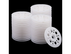 100 Arandelas Plásticas Planas De 45mm De Polipropileno Resistentes Para Parafusos Y Clavos
