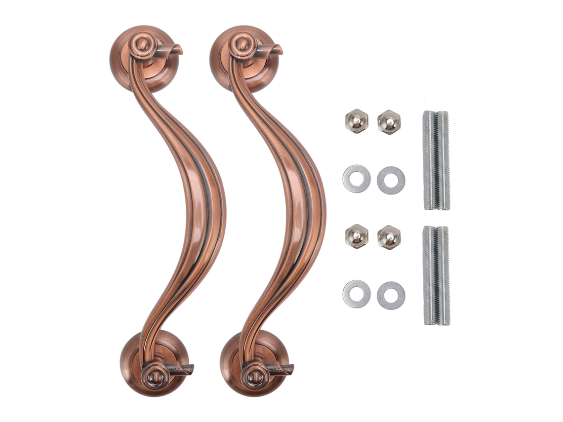 Manilla de puerta CHABERLU de estilo europeo, aleación de zinc, estilo retro, grande