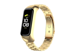 Pulsera de acero Xdfind con estructura metálica y tres cuentas integradas para Samsung Galaxy Fit 2