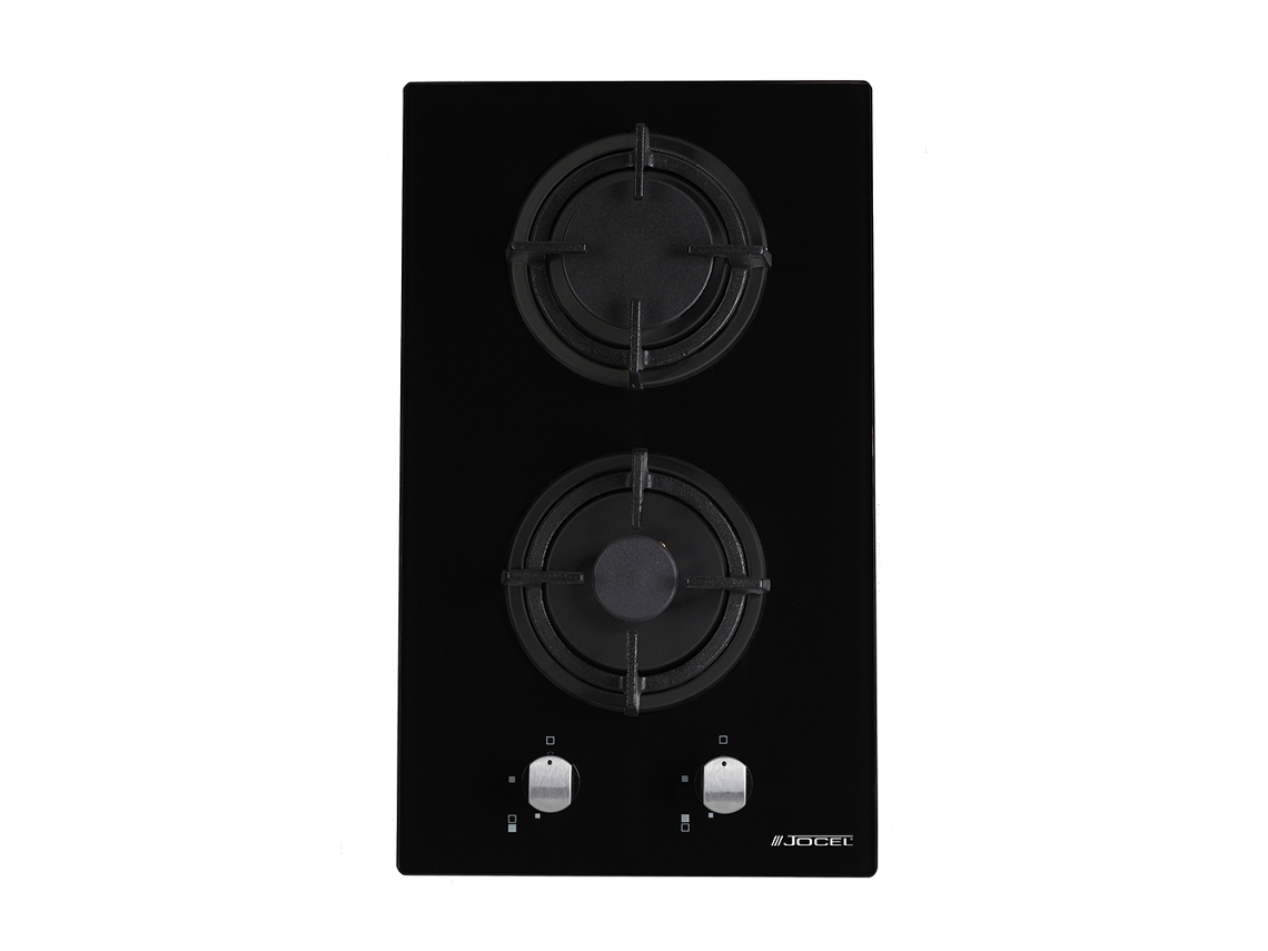 Placa de Gas JOCEL JP2GV009081 (Gas Natural - 31 cm - Negro)