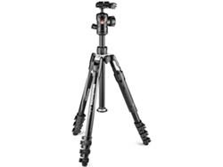 Kit trípode/monopie de viaje aluminio MANFROTTO Befree 2n1 c/ bloqueo por palanca y rótula de bola