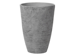 Maceta mediana BELIANI Camia de Mezcla de piedra Gris 43x43x60
