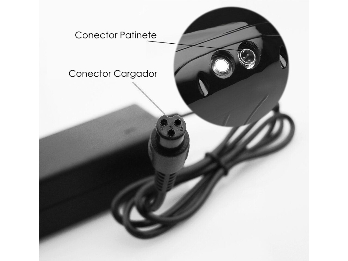 Cargador para patinete eléctrico Denver Sel 10800fw, fuente de alimentación F10mobility