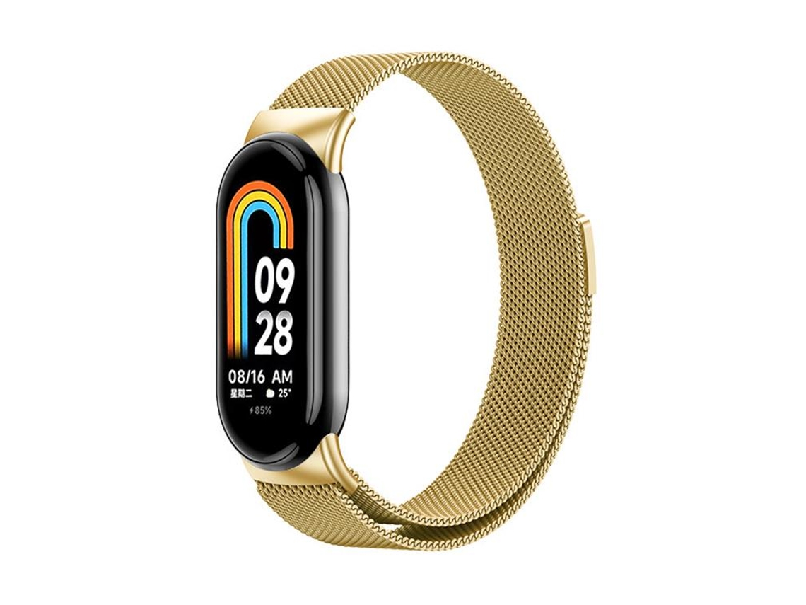 Pulsera para Xiaomi Smart Band 10/10 NFC/9/9 NFC/8/8 NFC - Acero inoxidable magnético - Milán