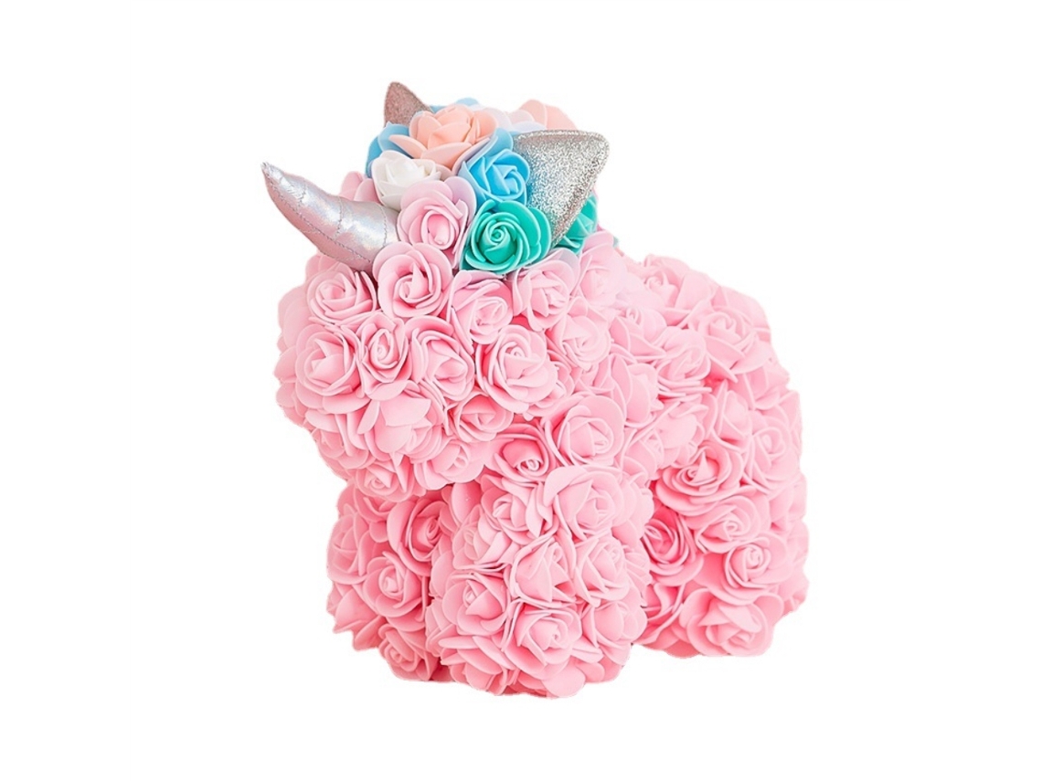 Regalo De San Valentín: Rosa Eterna Artificial En Una Caja Transparente Para Navidad Y Decoración Del Hogar.