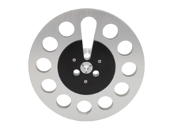 Carrete De Cinta Metálico Vacío De 1/4 De Pulgada Y 7 Pulgadas Con 11 Orificios Para Grabación Nab Silver