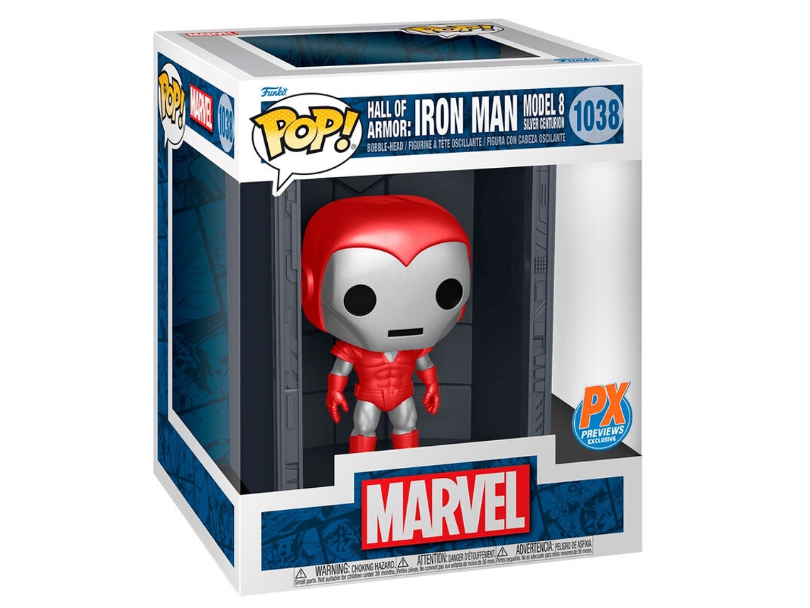 Figura Pop Deluxe de Iron Man de Marvel, modelo 8, exclusiva B.active