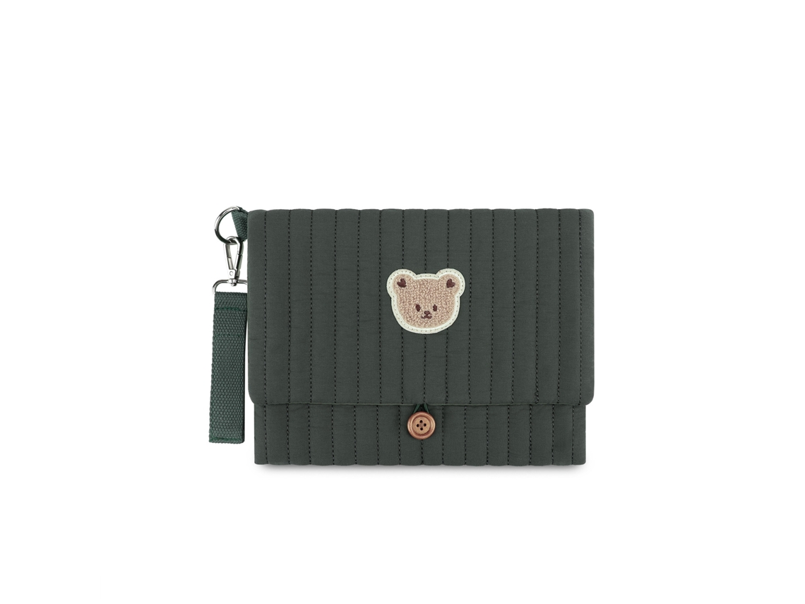 Bolsa plegable para guardar artículos de bebé durante el viaje, bolsa colgante multifuncional. Verde Yunzii