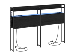 Maison Exclusive - Cabecero Con Almacenamiento Roble Negro 140,5 X 15 X 98 Cm