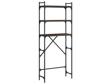 Estantería lavadora madera VIDAXL ingeniería roble marrón (67x25x163 cm)