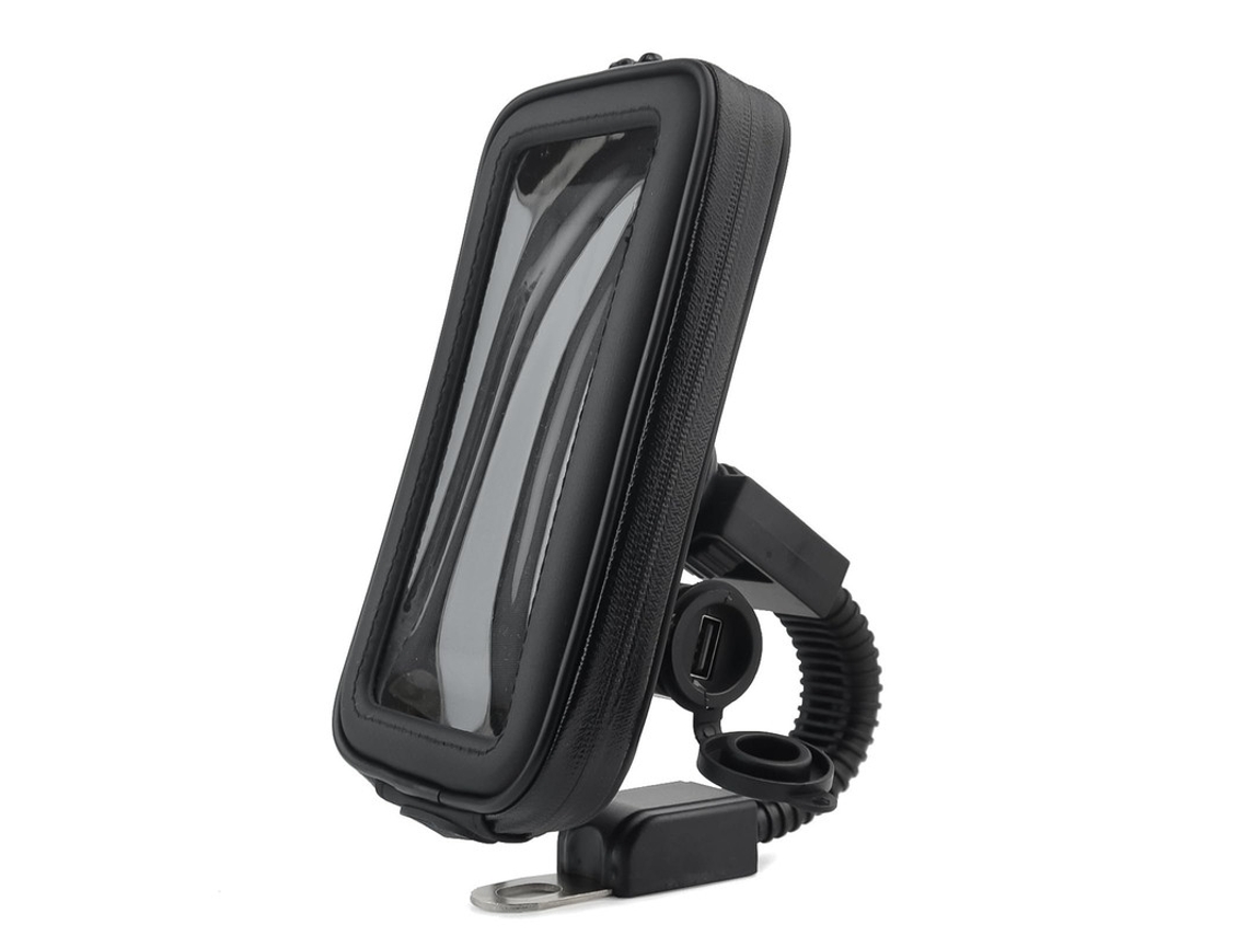 Motocicleta Espejo Montar Soporte De Móvil Impermeable Agua Moto Bolsa Del Teléfono Con Puerto Usb Soporte De Montaje Del Teléfono Szsmart