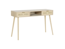 Consola Paulownia Mdf Rejilla Natural 120x42,5x78cm