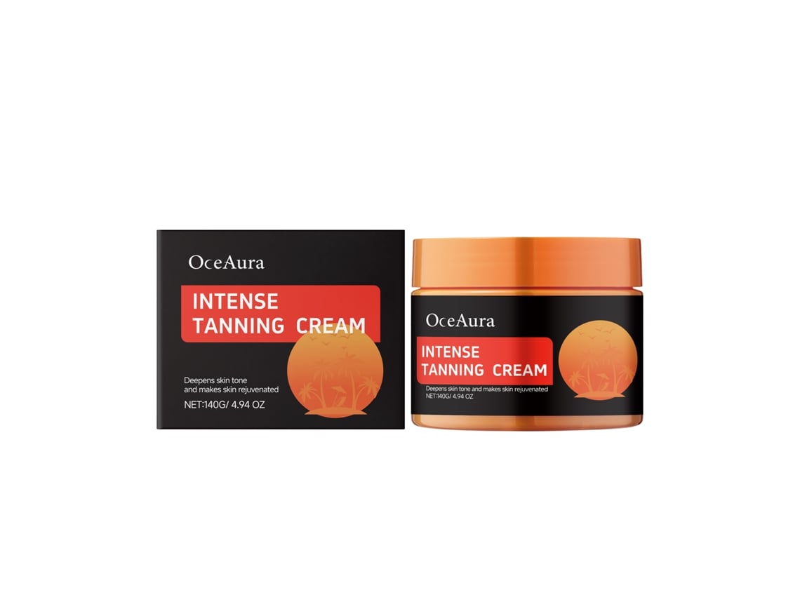 Crema autobronceadora ligera y transparente para uso en exteriores.