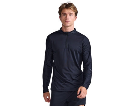Camiseta de Hombre 2XU Maillot Larga Cremallera Speed Negro (S)