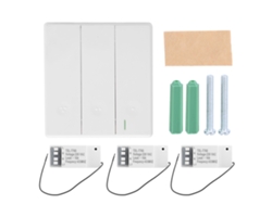 Kit De Interruptor De Luz Con Control Remoto De 3 Vías Tdl-t765 Para Dormitorios Y Pasillos Led