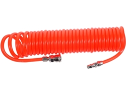 Manguera De Aire Comprimido De Poliuretano Flexible, Telescópica, Con Resorte Y Racores,