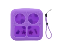 Capa De Silicone Para Reprodutor De Música Com Cinta De Mão Impacto Resistente Roxo Claro