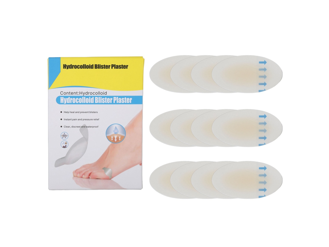 12 parches de burbujas multifuncionales e impermeables para pies de gel