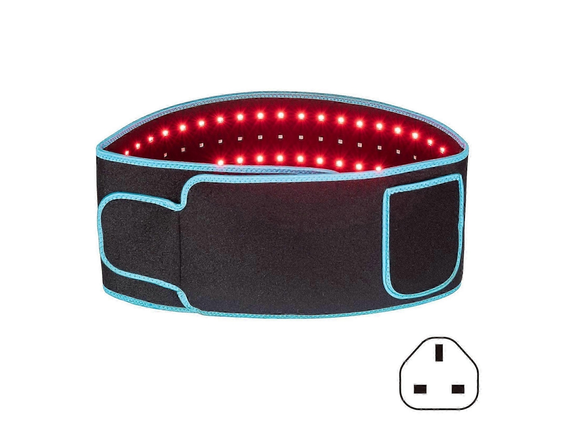 Cinturón de terapia de luz roja para aliviar el dolor corporal, dispositivo multifuncional de terapia de luz roja para hombres y mujeres
