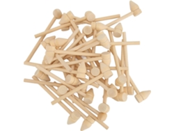 35 Mini Martillos De Madera Para Niños, Ideales Romper Chocolate, Mariscos Y Manualidades.
