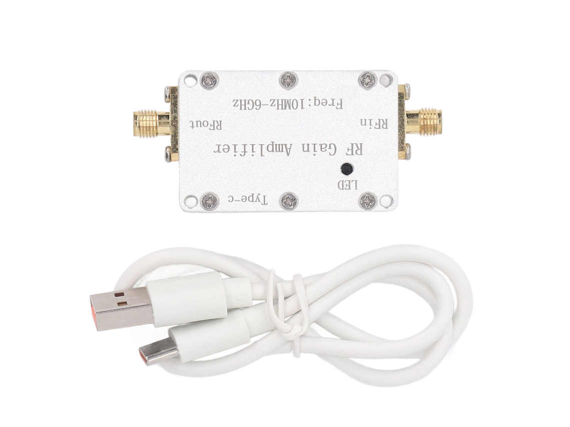 Módulo Receptor De Rf De 30 Db, 10 Mhz-6 Ghz, Interfaz Sma Hembra, Carcasa De Aleación De Aluminio.