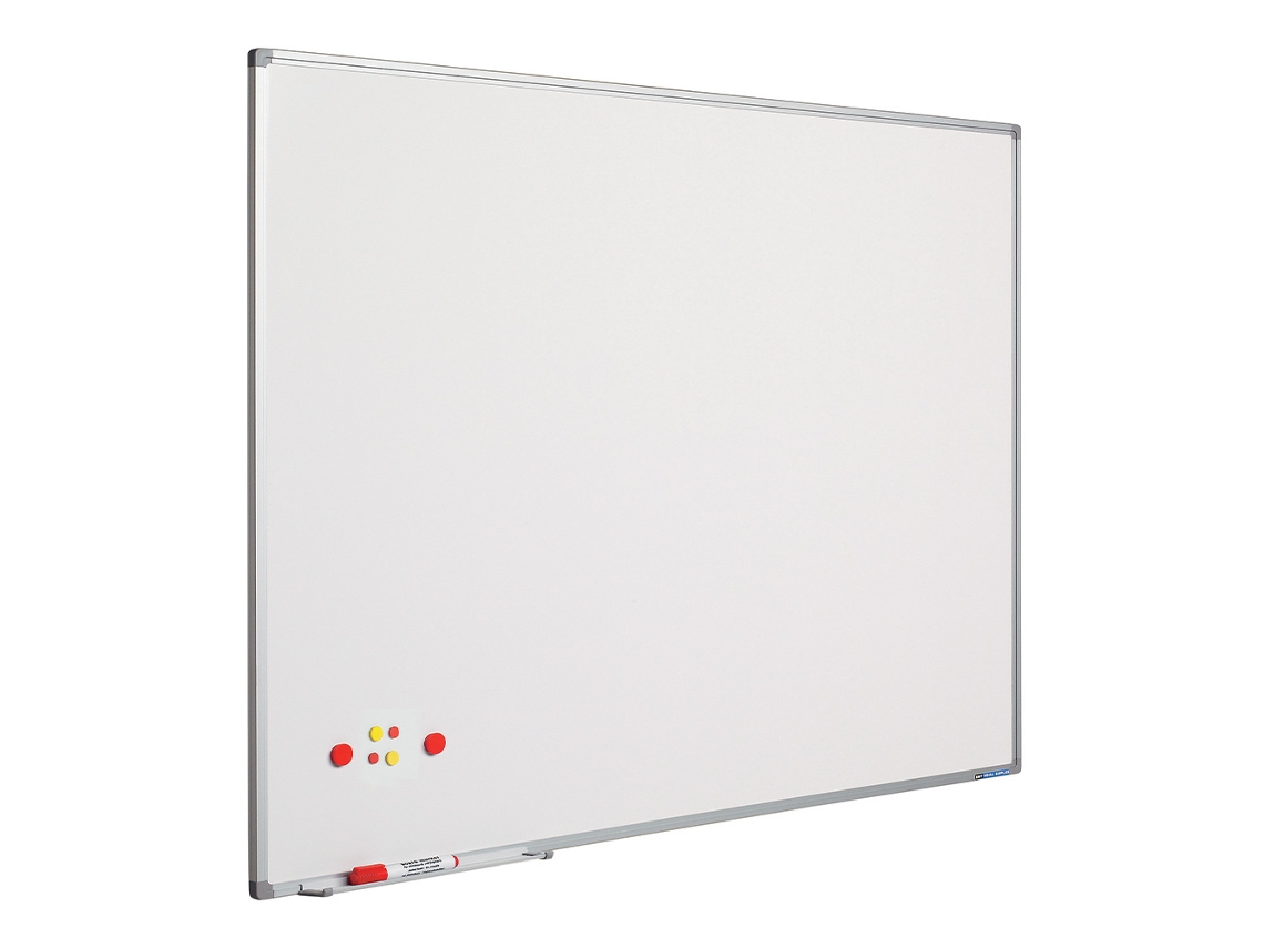 Pizarra blanca 90x120 cm - Magnética / Esmaltada