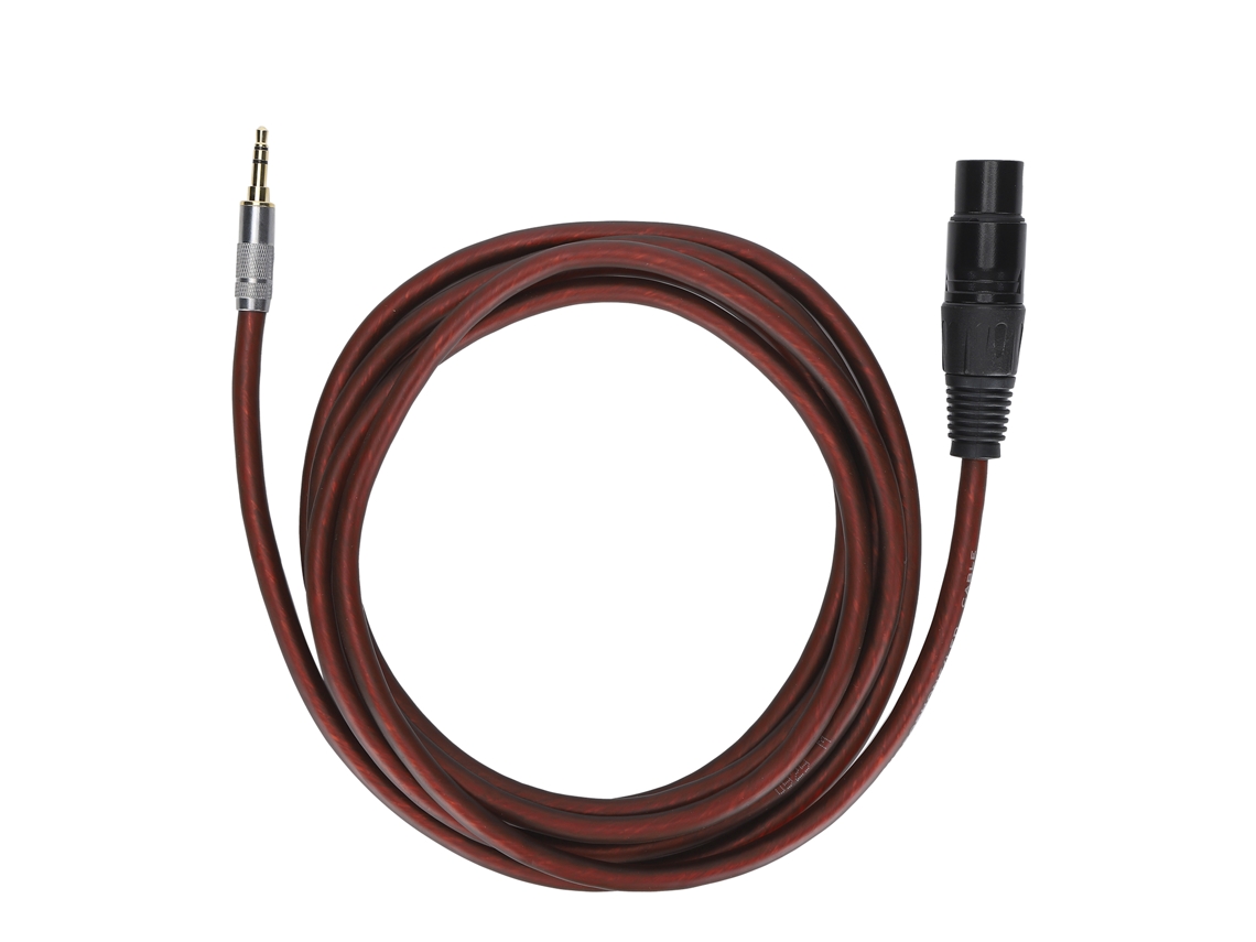 Cable de señal balanceada para micrófono D2026n XLR hembra a 3,5 mm, 24 AWG, 2,5 m, JD6018