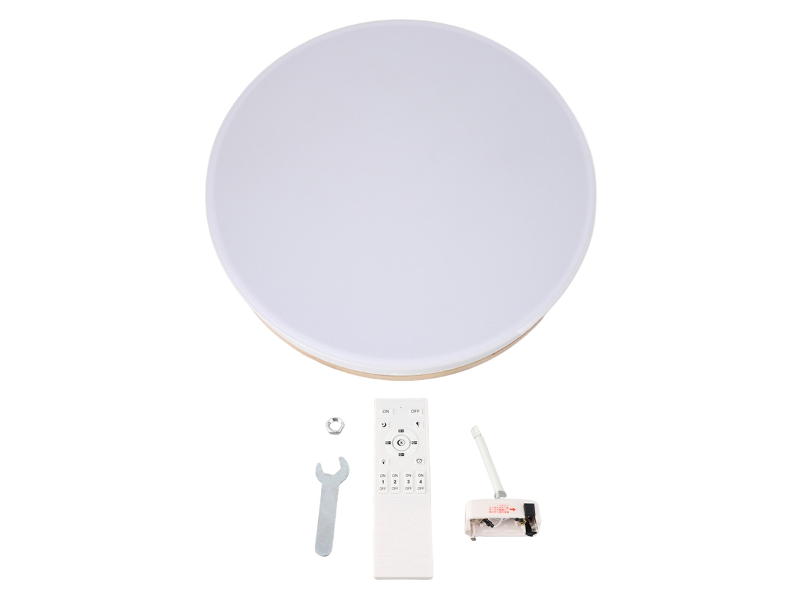 2026-lámpara De Techo Led Regulable Moderna De Montaje Flush Redonda Con Control Remoto App Para Dormitorio Cocina Pasillo